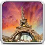 sunny paris live wallpaper android application logo